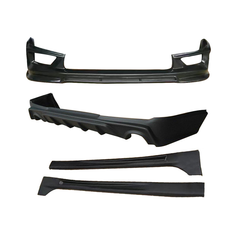 Car Accessories Singapore - 三菱ランサーEX 2009-2013 シンガポールスタイル フロントリップ リアディフューザーリップ サイドスカート
