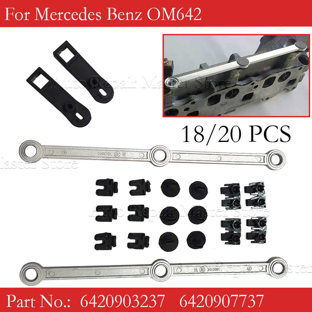 Car Accessories Low Price - インテークマニホールド スワールフラップ修理ランナー コネクティングロッドキット 6420903237 6420907737 メルセデスベンツ