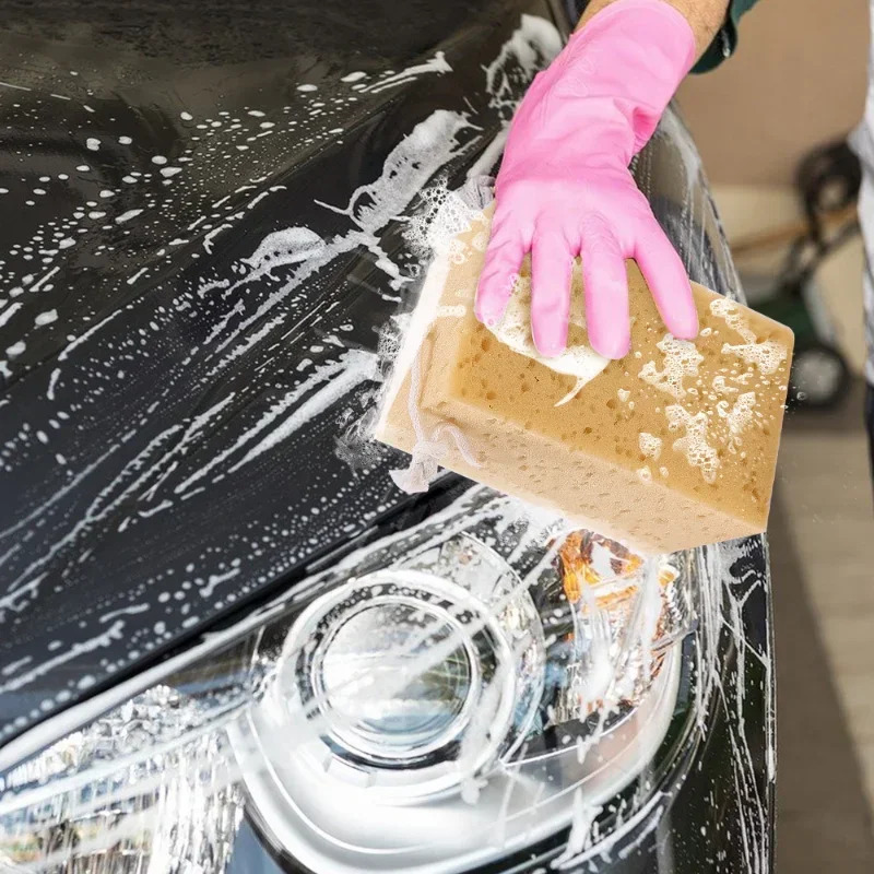Car Detailing Brush - 洗車スポンジ 大型ハニカムスポンジ ブラシ ダスティング ディテイリング 洗車スポンジ