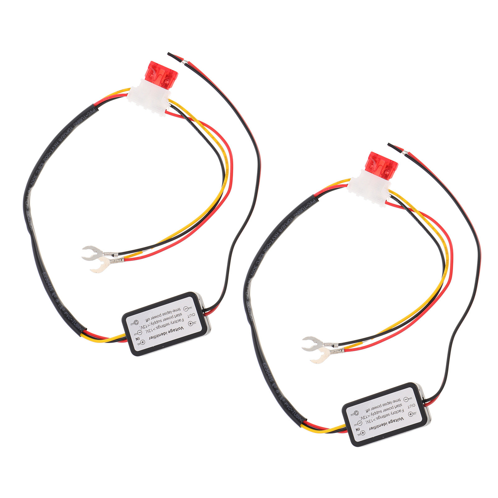 Car Accessories Light - 2個入りDRLコントローラーモジュール、デイタイムランニングライト遅延オフユニバーサルタイマー、カーライトアクセサリー、ヘッドライト遅延リレー