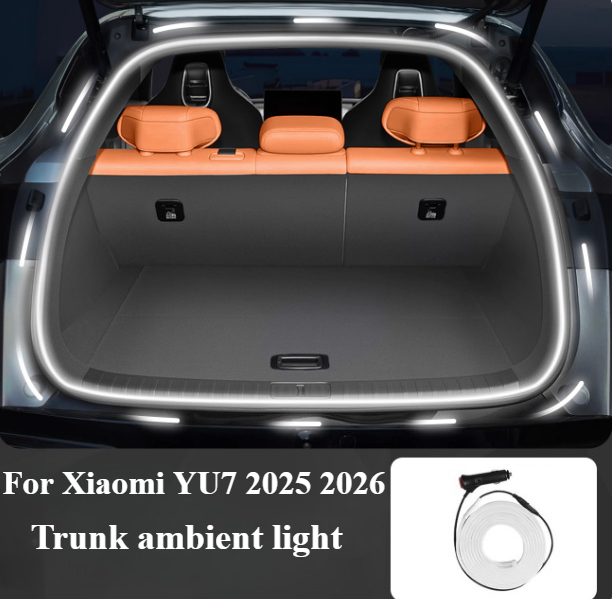 Car Accessories Xiaomi - Xiaomi YU7 2025 2025用リアトランクアンビエントライト、車トランク自動点灯、隠しキャンプ用耐久性のあるアクセサリー