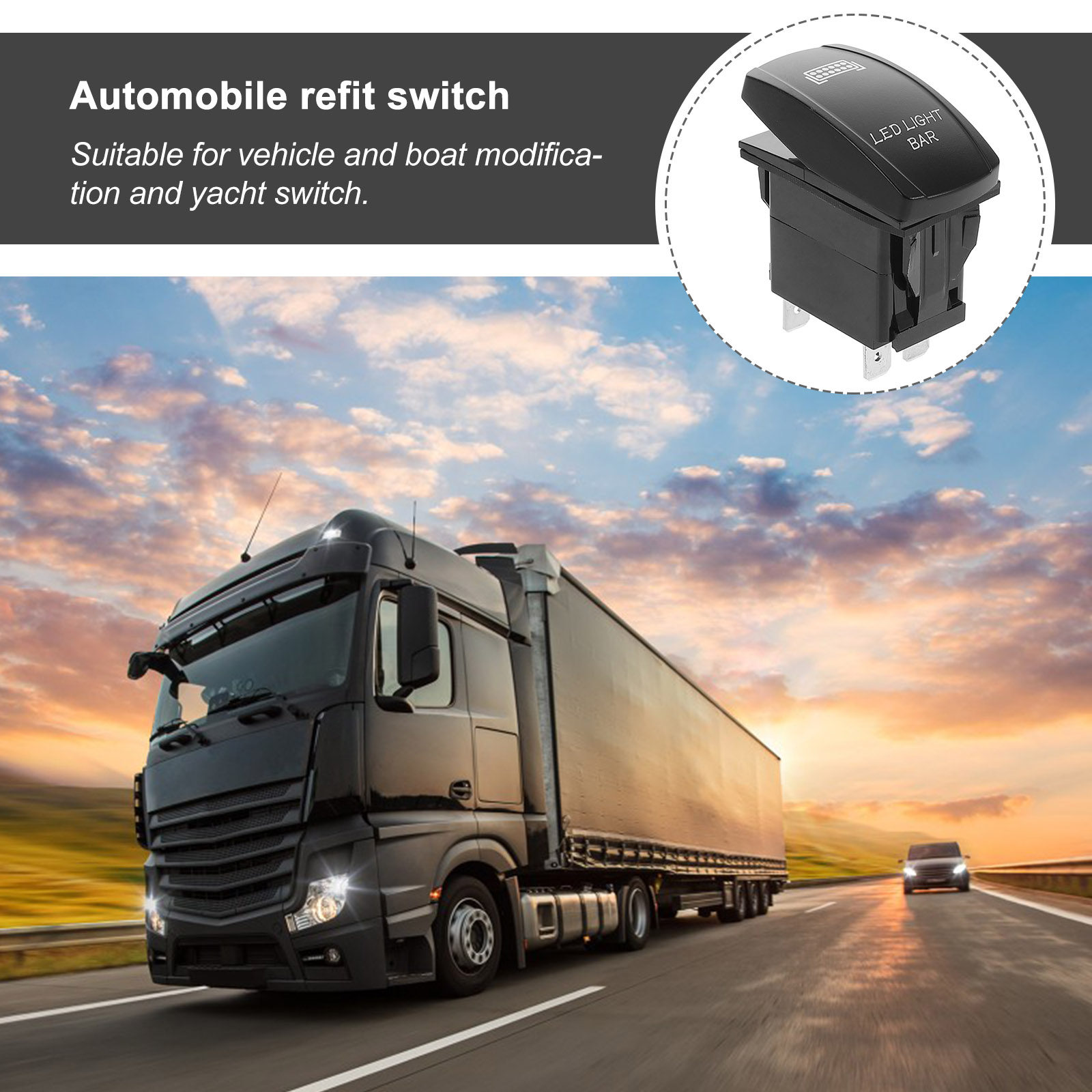 Car Accessories Light - 精密に作られた防水ロッカーは、車、ボート、トラック、UTV、ATVなどの車両改造用照明、ウインチ、アクセサリーの制御に使用されます。