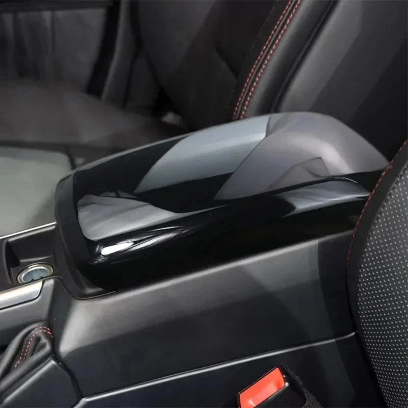 Car Accessories Low Price - メルセデスベンツCLA C117 GLA X156 AクラスW176 13-18用カーセンターアームレストボックスパネルトリム保護カバーカーボンファイバーパーツ