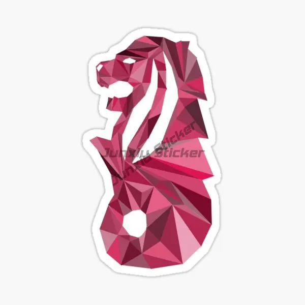 シンガポール SIN 旗マップマーライオン風景クリエイティブ - Car Accessories Singapore のレビューと価格