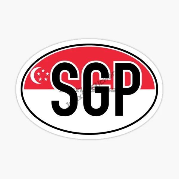 シンガポール SGP 旗地図マーライオンエンブレムクリエイテ - Car Accessories Singapore のレビューと価格