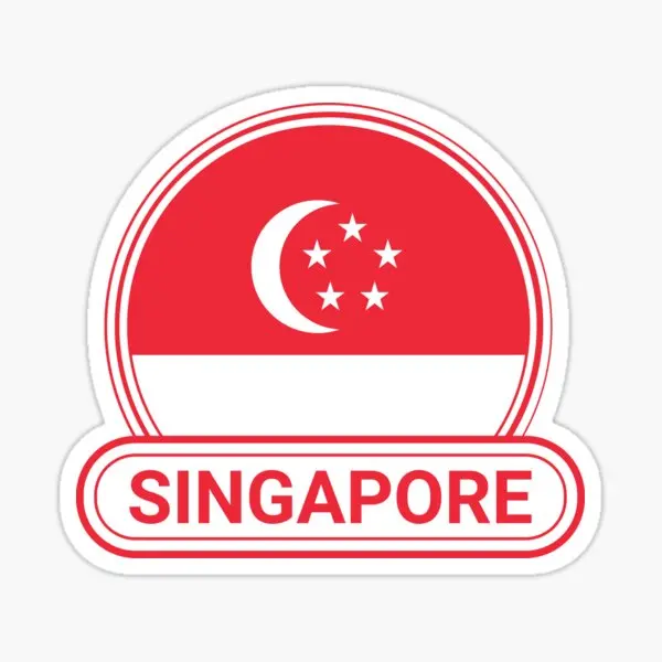 シンガポール SGP 旗地図マーライオンエンブレムクリエイテ - Car Accessories Singapore のレビューと価格