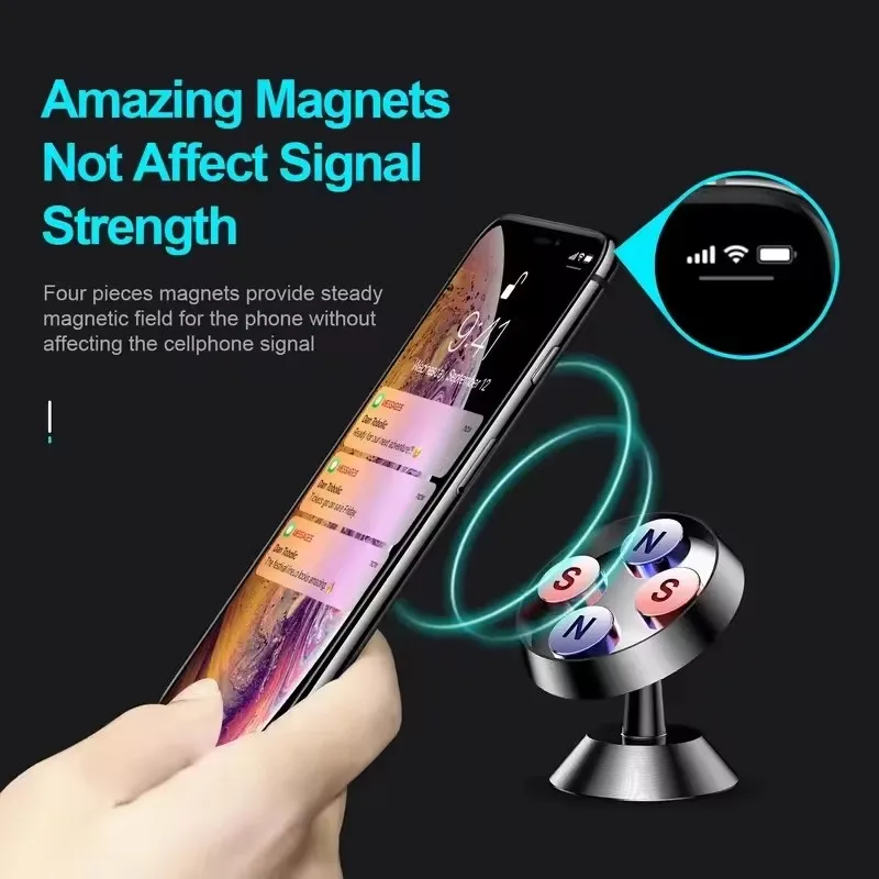 マグネット式車載スマホホルダー マグネットマウント 携帯電話 - Car Accessories Xiaomi のレビューと価格