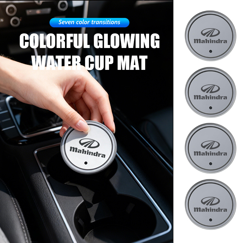 車用ウォーターカップコースター、ドリンクホルダー、発光マット - Car Accessories Xuv 300 のレビューと価格