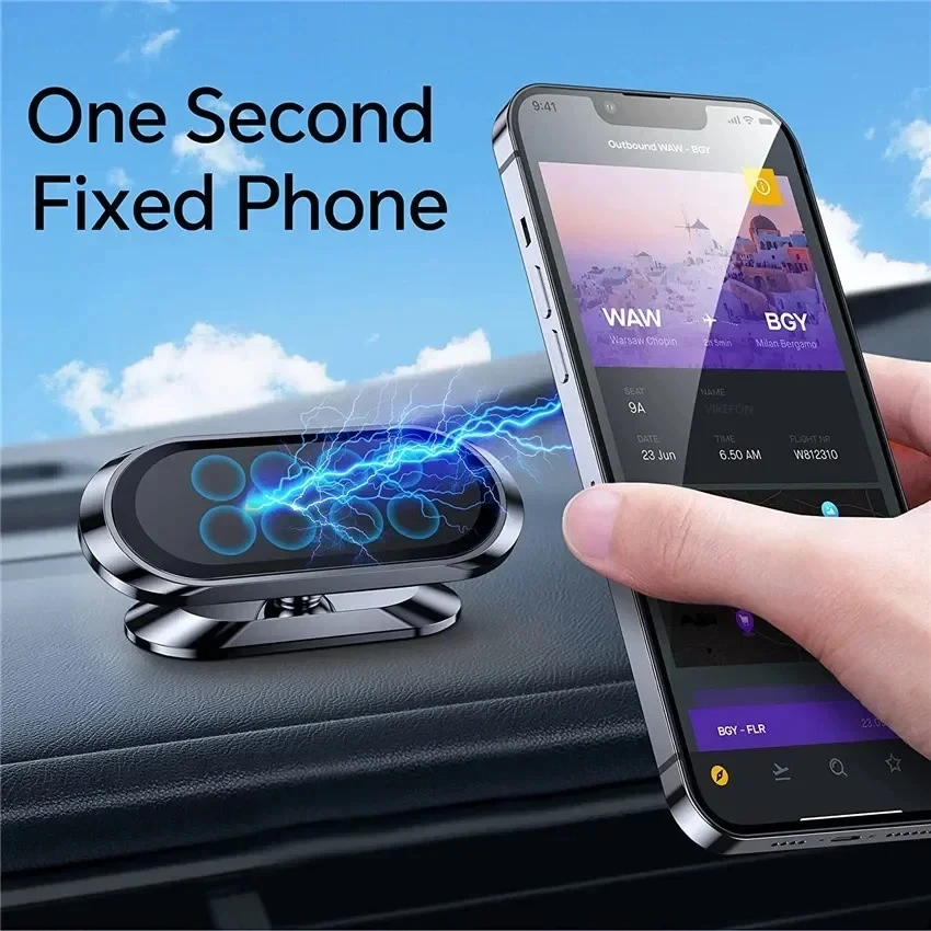 360 °   マグネット式車載スマホホルダー 磁石 スマー - Car Accessories Xiaomi のレビューと価格