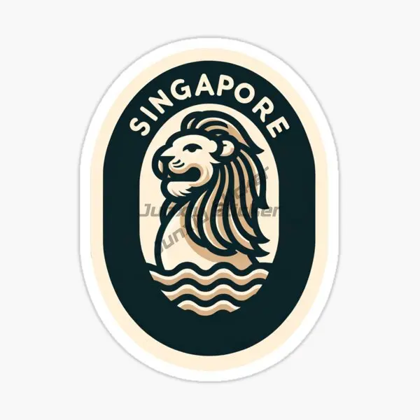 シンガポールSG旗マップ メルライオンエンブレム クリエイテ - Car Accessories Singapore のレビューと価格