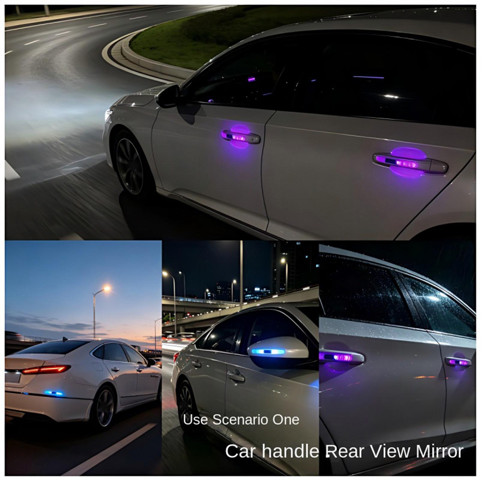 ワイヤレスLEDウェルカム警告灯、車両ドア安全信号灯、SUV - Car Accessories Light のレビューと価格