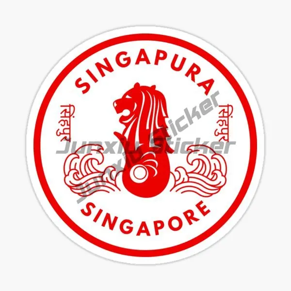 シンガポール国旗地図ライオンクリエイティブ PVC 防水ステ - Car Accessories Singapore のレビューと価格