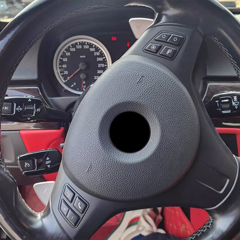 車用ターンシグナルワイパーレバースイッチカバーカーボンステア - Steering Wheel Cover のレビューと価格