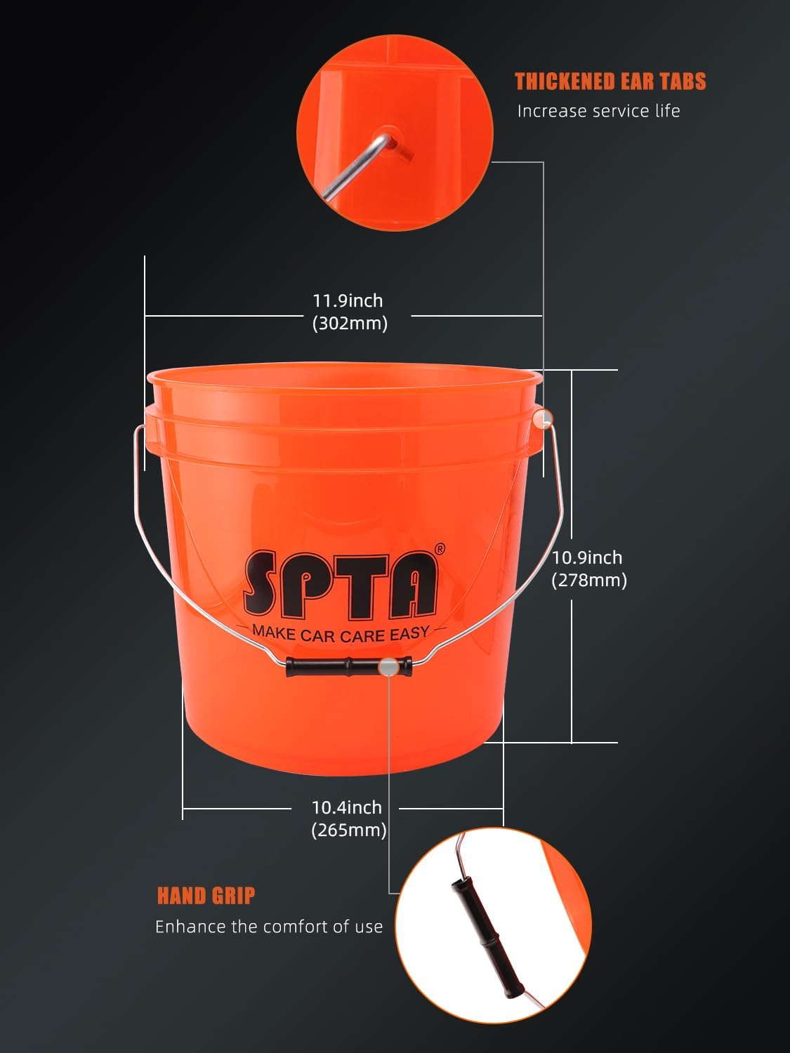 SPTA 31点セット 車用洗浄ツール 15Lバケツセット  - Car Detailing Brush のレビューと価格