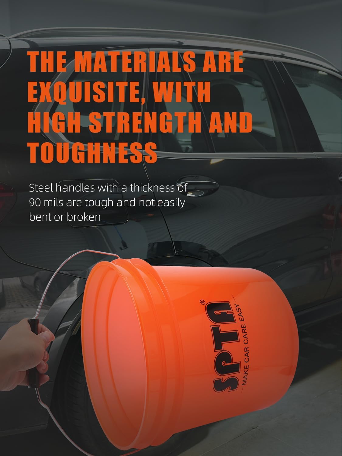 SPTA 31点セット 車用洗浄ツール 15Lバケツセット  - Car Detailing Brush のレビューと価格