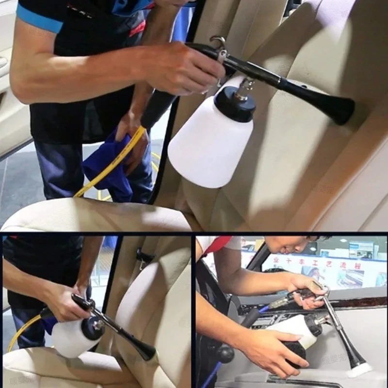 車内ダストクリーニングツール ハンドヘルドサイクロン空気圧送 - Car Detailing Brush のレビューと価格