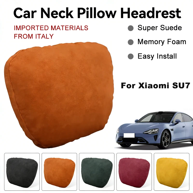 イタリアスエード車のネックレスト枕 Xiaomi SU7 シ - Car Accessories Xiaomi のレビューと価格