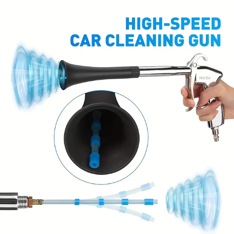 空気圧式車内清掃ガン サイクロンダストブロワー 自動車ディテ - Car Detailing Brush のレビューと価格