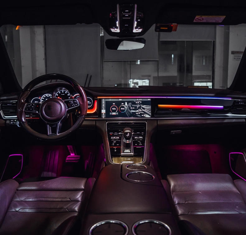 NewSJCアップグレードカー ダイナミックアンビエントライ - Car Accessories Light のレビューと価格