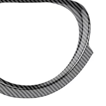 車のステアリングホイールボタンフレームカバートリムカーボンフ - Steering Wheel Cover のレビューと価格