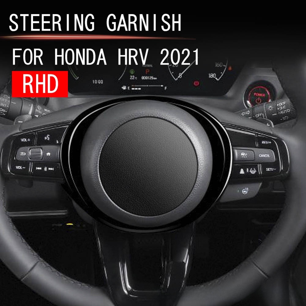 車のステアリングホイールボタンフレームカバートリムカーボンフ - Steering Wheel Cover のレビューと価格