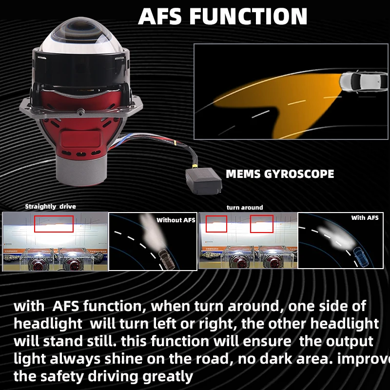 SANVI AFS Bi Led レンズ 3.0 インチ H - Car Accessories Low Price のレビューと価格