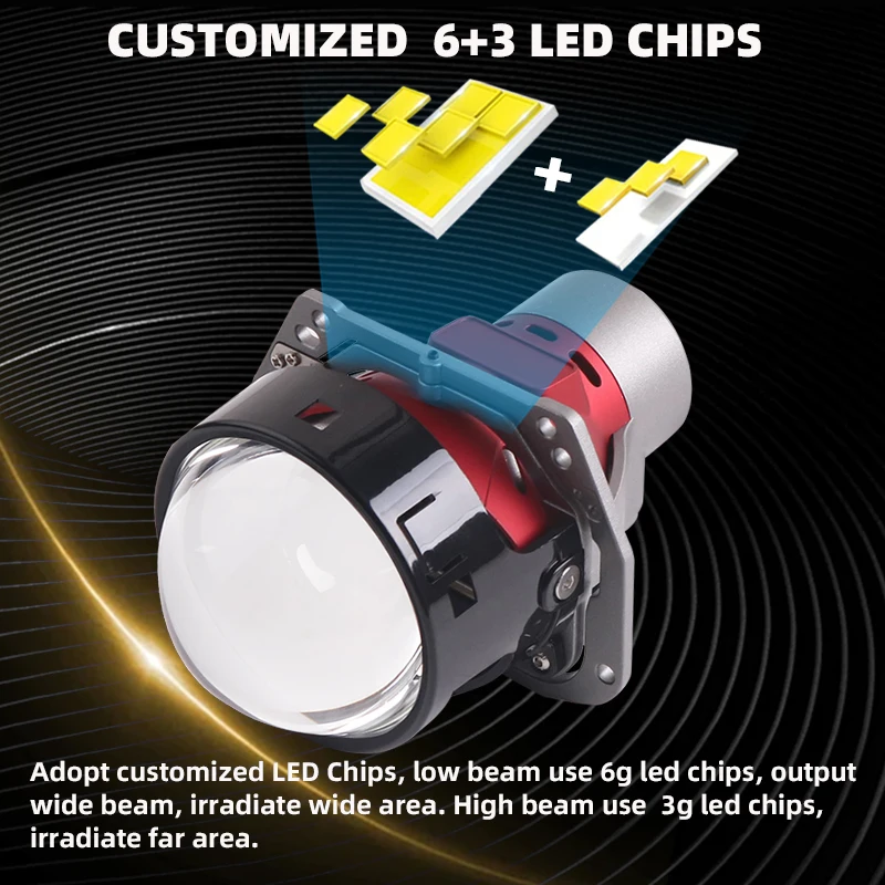 SANVI AFS Bi Led レンズ 3.0 インチ H - Car Accessories Low Price のレビューと価格