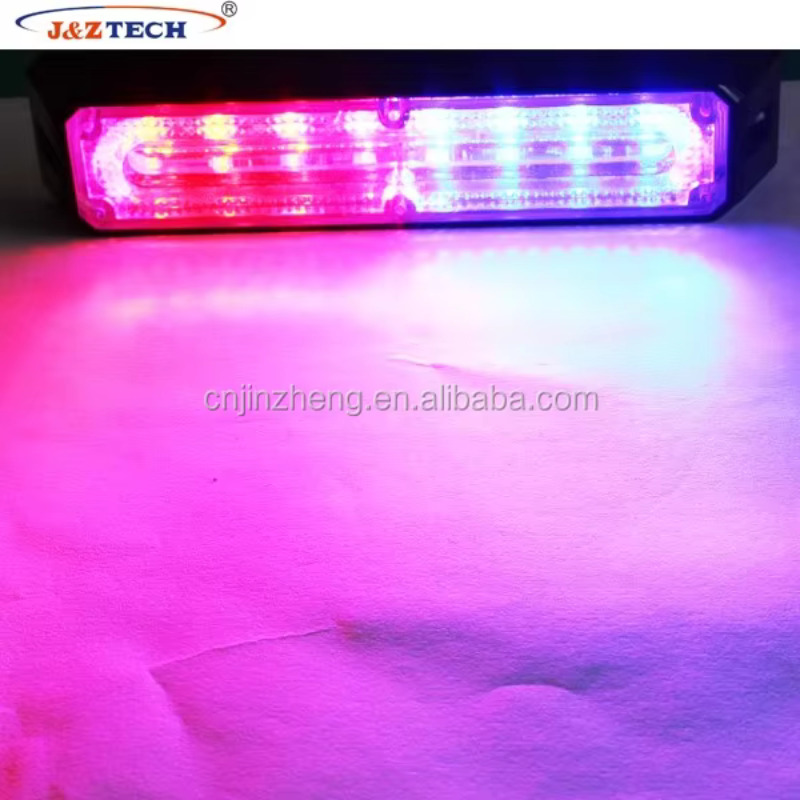12Vフラッシュ交通警告アンバーカーグリルライト緊急車両アク - Car Accessories Light のレビューと価格